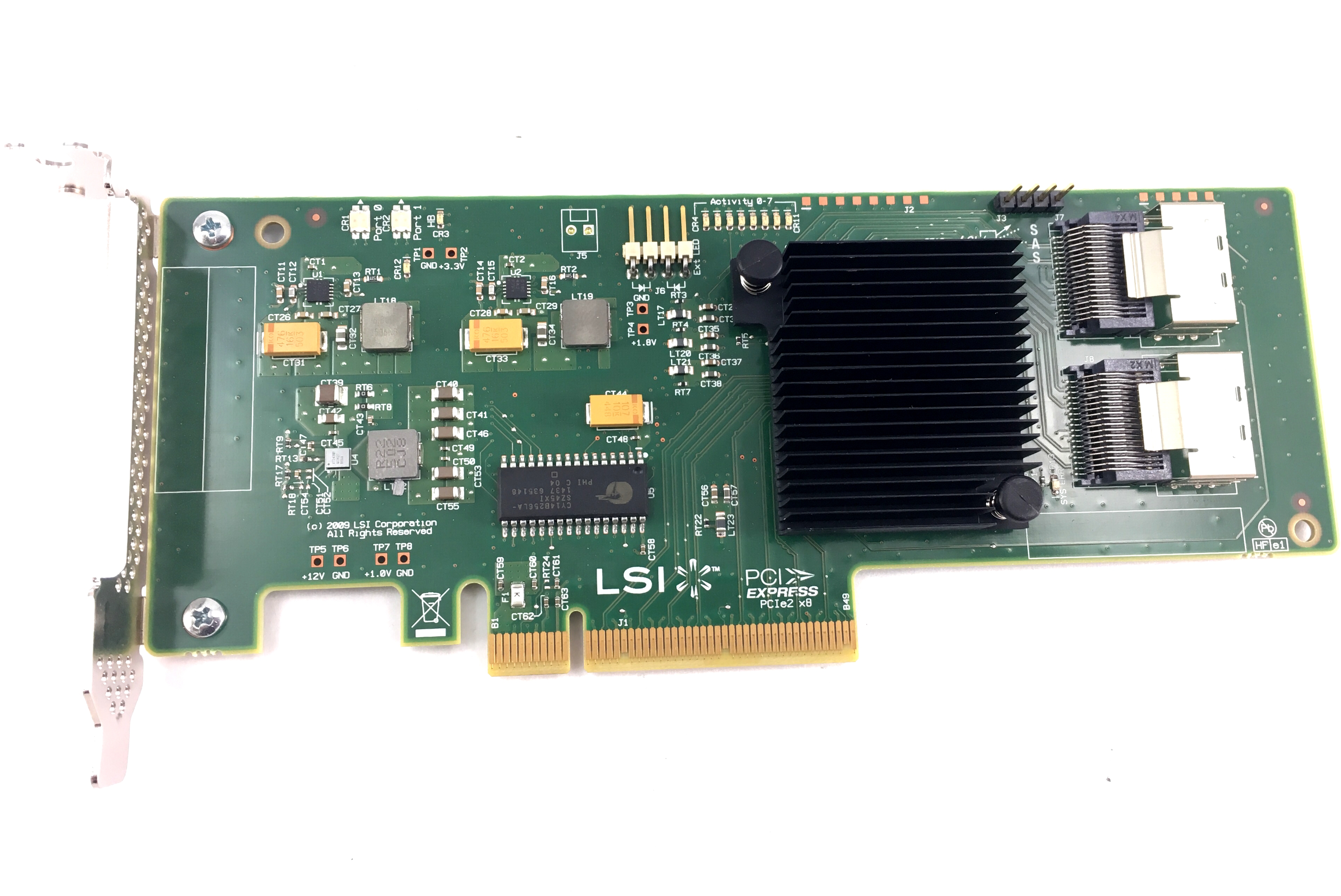 LSI SAS 9211-8I 6GB SAS/SATA PCI-E HOST BUS ADAPTER (H3-25250-02H)