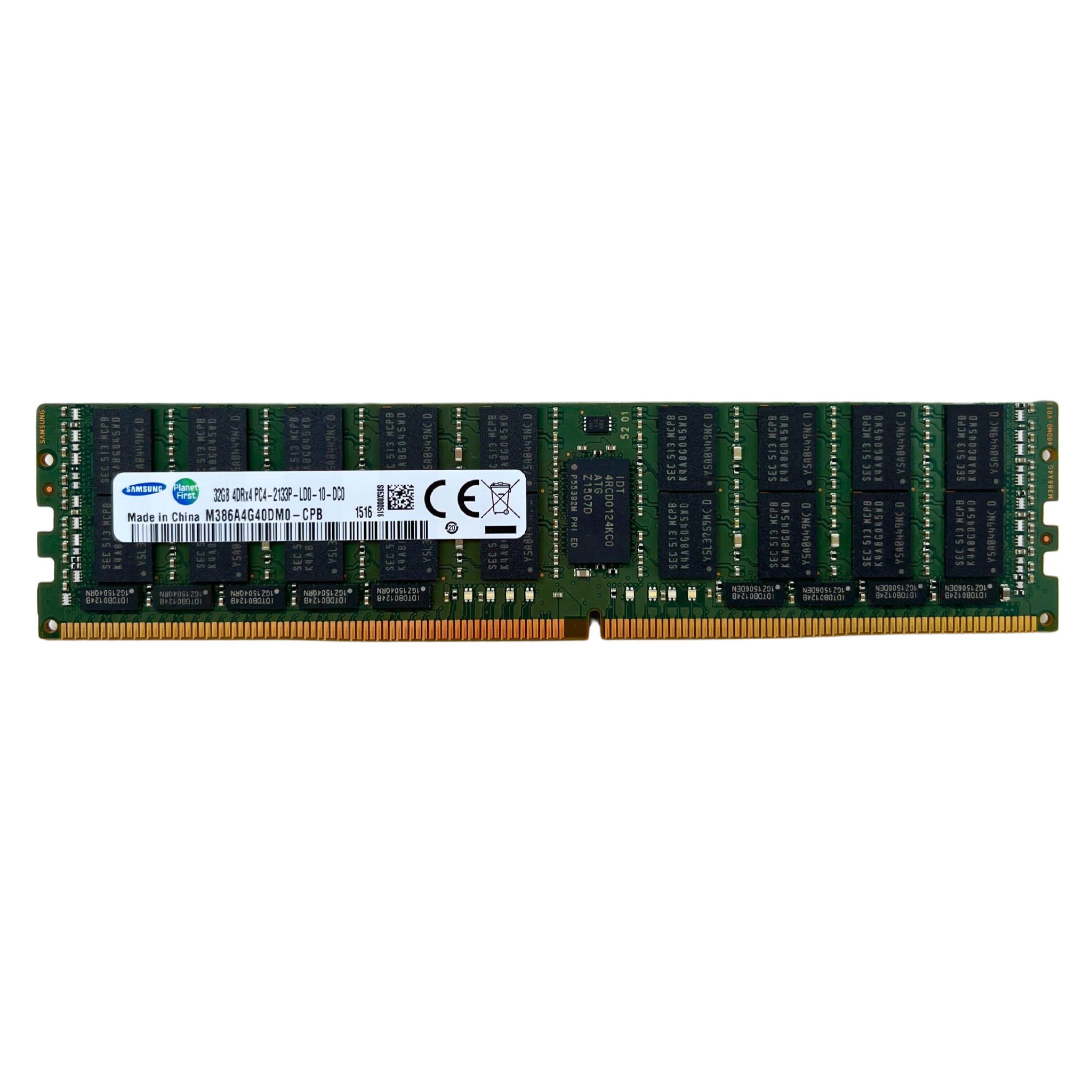 Samsung 32GB 4DRx4 PC4-2133P-L DDR4 LRDIMM ECC Registered Memory (SNPMMRR9C/32G-3rdParty)