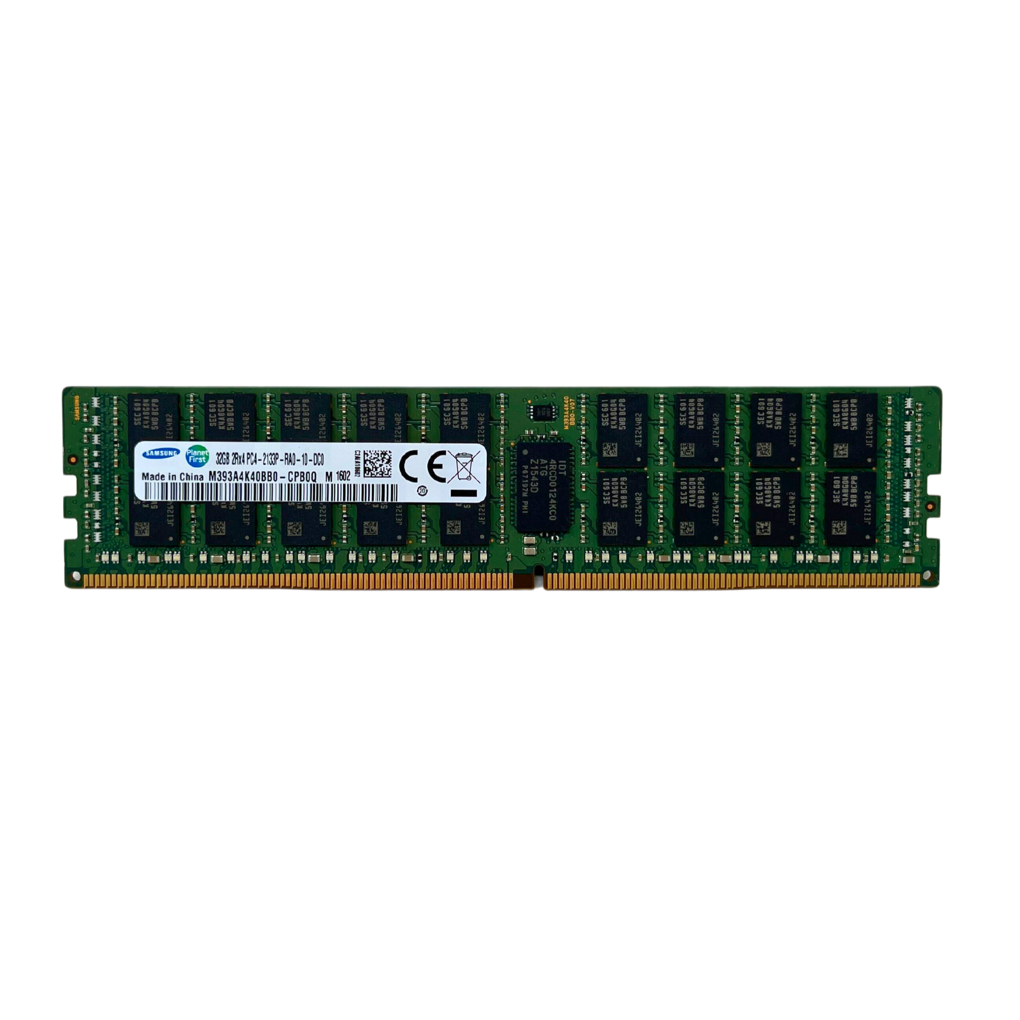 Samsung 32GB 2Rx4 PC4-2133P DDR4 ECC Registered Memory (M386A4G40DM0-CPB - Samsung)