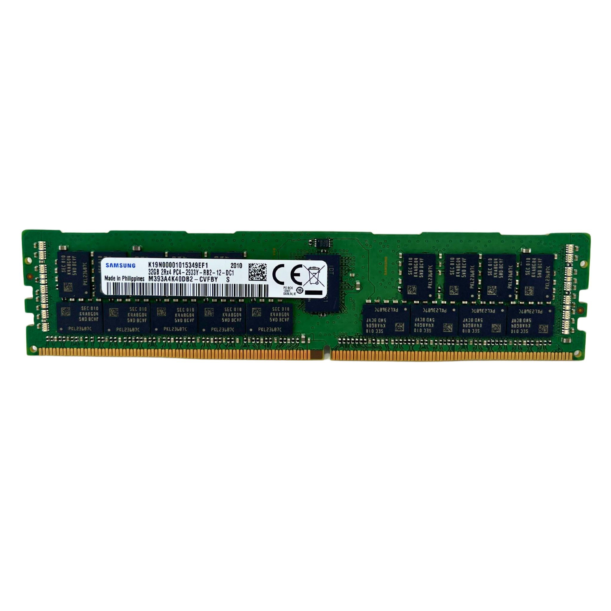 Samsung 32GB 2Rx4 PC4-2933Y DDR4 ECC Registered Memory (HMA84GR7CJR4N-WM-3rdParty)