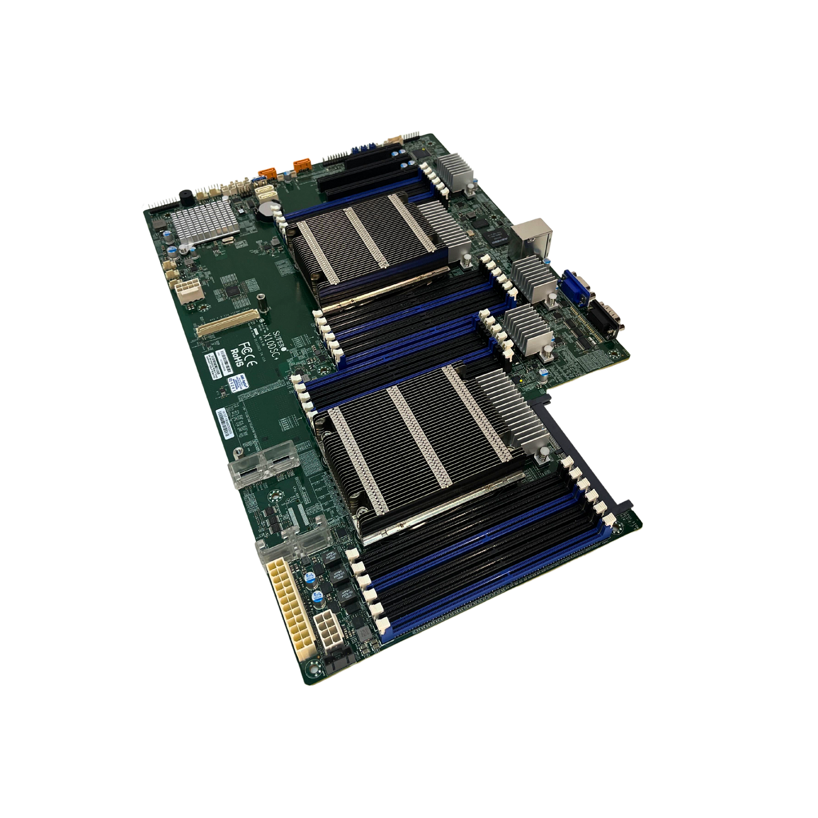 Super Micro Motherboard Dual socket R3 (LGA 2011) (For SuperServer Only)  (MBD-X10DSC)