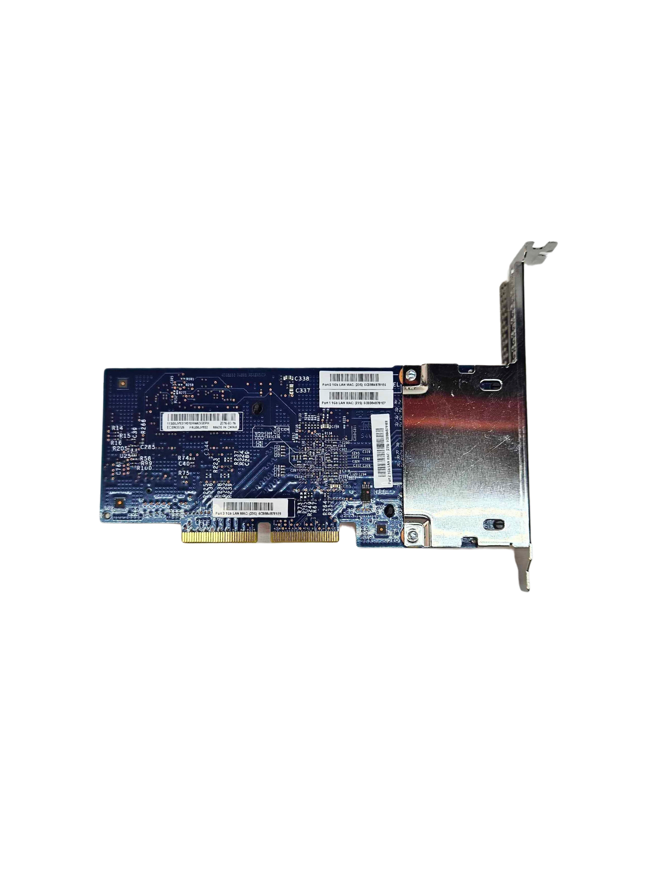 Intel I350-T4 ML2 Quad Port GbE Adapter  (00JY932)