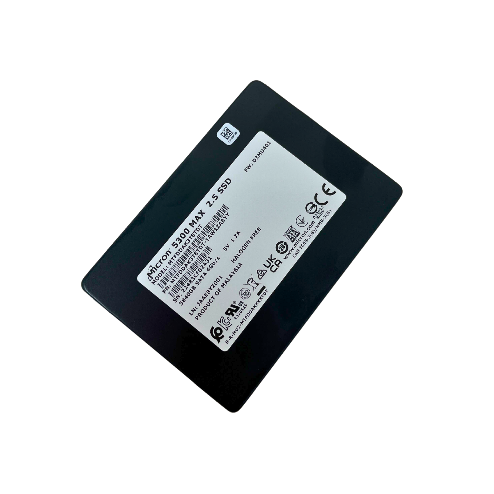 Micron 5300 MAX 3.84TB SATA 6Gb/s 2.5
