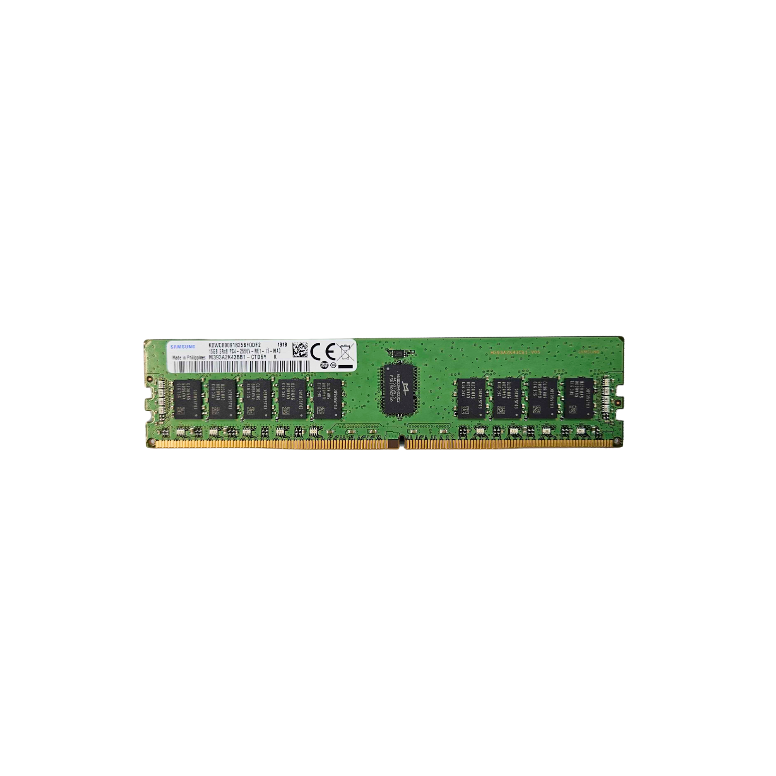 Samsung 16GB 2Rx8 PC4-2666V DDR4 ECC Registered Memory (M393A2K43BB1-CTD6Y)